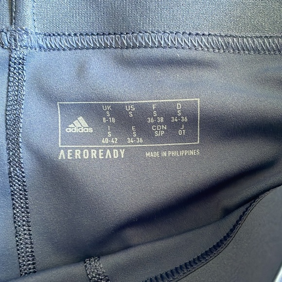 Adidas Women’s Alphaskin blue mesh legging size Small - Picture 4 of 5